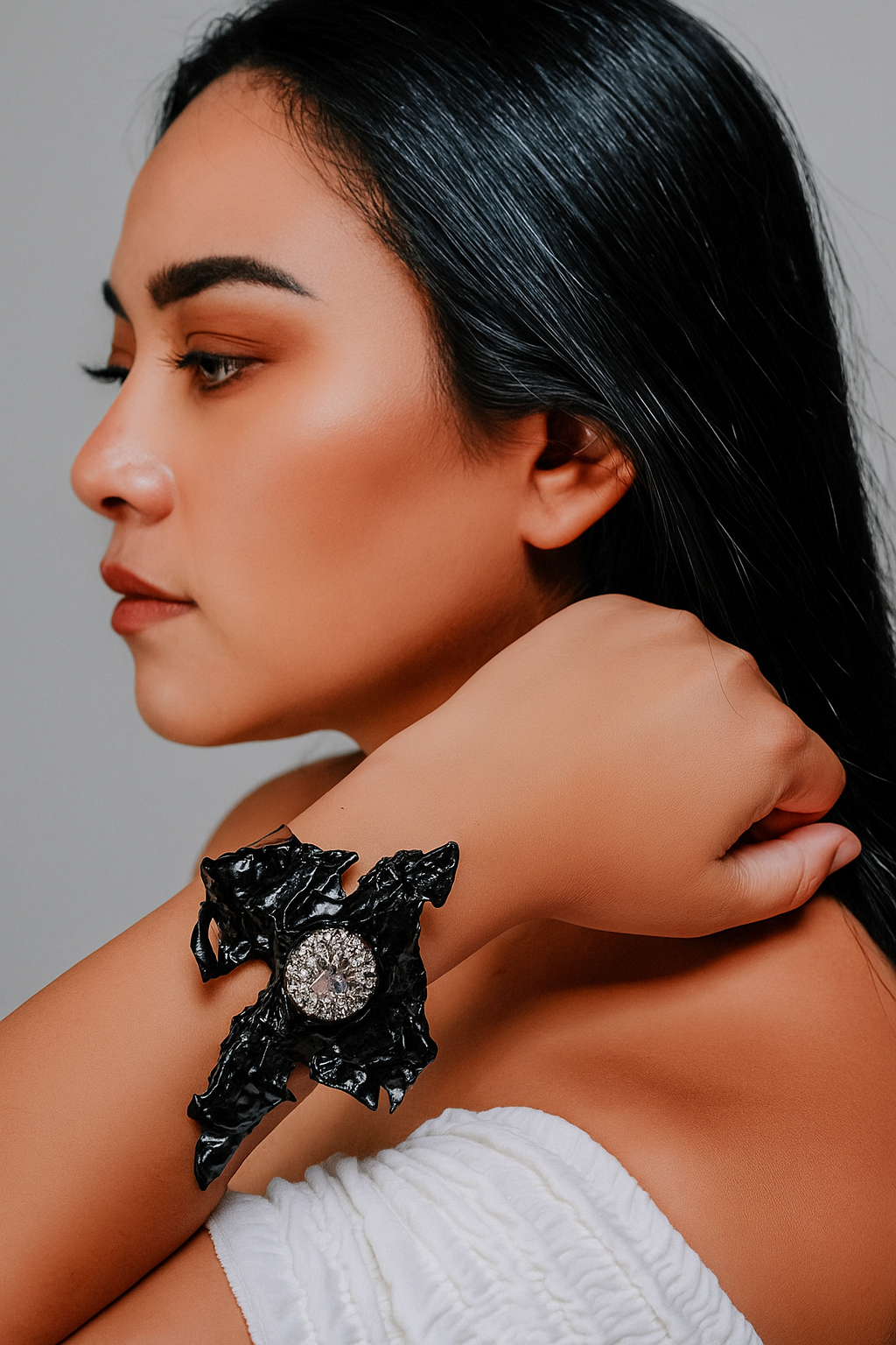 Sustainable Statement Bracelet "Brielle"