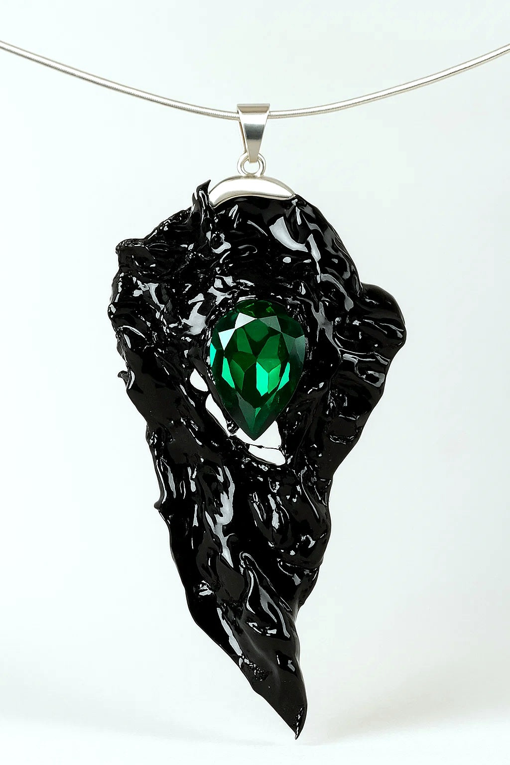 Futuristic Sustainable Statement Necklace WICKED